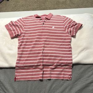 Red and white Banana Republic polo